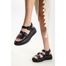 Miss Zülüf Kadın Yazlık Tokalı Sandalet Rahat Kullanım