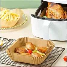 Uzaypix Airfryer Pişirme Kağıdı Xl-Xxl Büyük Boy 100 Adet Hava Fritöz Tüm Modellere Uyumlu