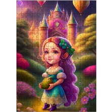 Tablomega Ahşap Mdf Puzzle Yapboz Şato ve Cüce 255 Parça 35*50 cm