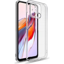 Fitcase Xiaomi Redmi 12C Kılıf Kamera Korumalı Silikon Şeffaf Kapak