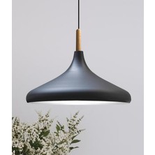 Bamyum Champion Ahşap Tekli Avize Sarkıt Salon Mutfak  Cafe Butik Lamba Aydınlatma Avizeler