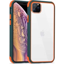 MRC İletişim Apple iPhone 11 Pro Max Kenarları Renkli Pc Kılıf Kapak