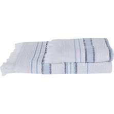 Sarah Anderson Molina 2'li Havlu Seti Mavi