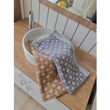 Özdilek Decora 2'li El - Yüz Havlusu Bej - Gri 50 x 90 cm