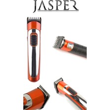 Jasper JPR-607 Profesyonel Şarjlı Saç Sakal Ense Bikini Bölgesi Tüy Kesme Tıraş Makinası