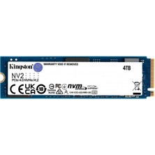 Kingston Snv2S-4000G 4TB Nv2 PCIe 4.0 NVMe