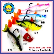 Bakau Soft Lure Bsl 610 #10G (6cm) 1+2 Set