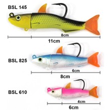 Bakau Soft Lure Bsl 610 #10G (6cm) 1+2 Set