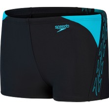 Speedo Hyperboom Auashort Erkek Çocuk (Siyah/mavi)