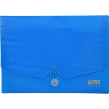 Südor Bölmeli Evrak Çantası Mavi A4 Evraklar İçin Ergonomik Tasarım 12 Bölmeli