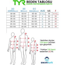 Tyr Durafast Elite Agon Kadın Mayo, Üçlü Bağ Sırt, Yeşil Desenli