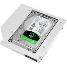 Velliw DVD CD Yuvasına Takılan Kızak SSD HDD Kutusu 9.5mm Laptop Notebook Uyumlu 2.5" SSD Takılabilir