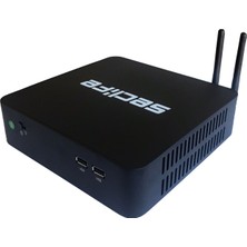 Seclife MP-108 I3-2100 8gb 128GB SSD Dos Siyah Mini Pc