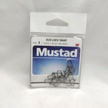 Mustad Duo Lock Snap 10'lu Paket