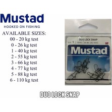 Mustad Duo Lock Snap 10'lu Paket