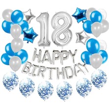 Çıtı Pıtı Store Çıtıpıtıstore 18 Yaş Doğum Günü Balon Set