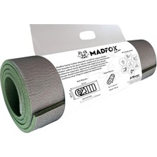 Madfox Thermic Prolight Insulated Kamp Matı [ Gri/yeşil | 180*60CM-10MM | Xpe-35 ]