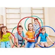 Neler Geldi Neler 10 Adet 50 cm Renkli Anaokulu Çocuk Jimnastik Çemberi Eğitici Egzersiz Çember