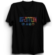LED Zeppelin, Colourful Rock Metal Grup Tişörtü