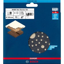 Bosch Expert M480 Başlangıç Kiti, Eksantrik Zımpara Makineleri Için, 150 mm 7 Parça