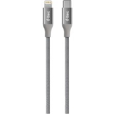 Ttec Usb-C - Lightning Hızlı Şarj Kablosu 150CM 2DK41 Ttec Alumicable Halat Kablo