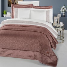 Pasıonı - Velvet - Reale -  Velvet Gri Çift Kişilik Çeyiz Seti