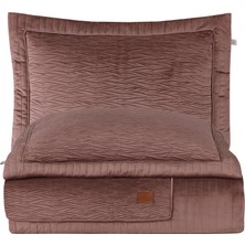 Pasıonı - Velvet - Reale -  Velvet Gri Çift Kişilik Çeyiz Seti