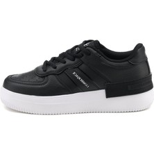 Lumberjack Freya  Siyah Sneaker Bağcıklı Deri Tabanlı Rahat Ayakkabı