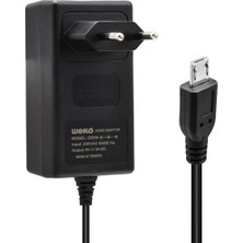 Weko 5 Volt - 3 Amper Mıcro USB Uçlu Yerli Üretim Priz Tipi Adaptör