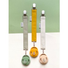 Karamila 3’lü Set Emzik Askısı %100 Pamuk Poplin Kumaş ile Yeni Doğan Bebekler İçin Güvenli Kullanım