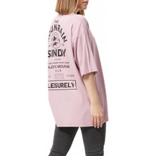 Moonjy Oversize Baskılı T-Shirt