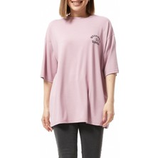 Moonjy Oversize Baskılı T-Shirt