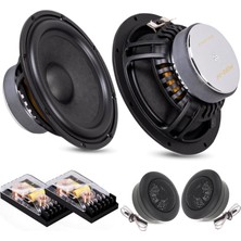 For-x Oto Hoparlör Component 16CM 180W 2 Adet For-X Xq-65.2