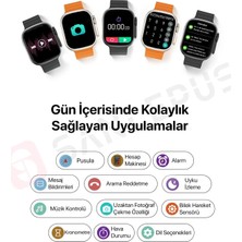 Watch H11+ Ultra Plus Vidalı Sürekli Açık (Kadran) Ekran Hd 49MM Akıllı Saat