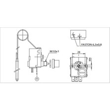 İmit LS1/541503 (90-110°C) Limit Termostat -  - Italyan Malı