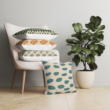 Evdek Geometric 4'lü Kırlent Kılıfı DS22 45 x 45 cm
