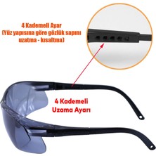 Nzb Bisiklet Gözlüğü Uv Korumalı Ayarlanabilir Bisikletçi Gözlük Füme S900