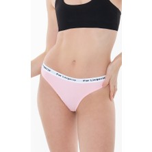 Parlingerie  Kadın 3lü Strıng Tanga Pembe-Sarı-Somon