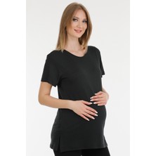 Parlingerie  Hamile Tshirt Siyah