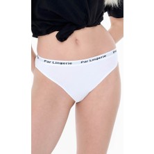 Parlingerie  Kadın Slip Külot Beyaz