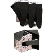 Parlingerie  Kadın 3lü Slip Külot Siyah