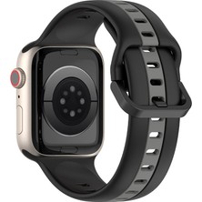 MobaxAksesuar Apple Watch 10 42mm - 38/40/41mm Kordon Line Ayarlanır Spor Kordon 2/3/4/5/6/se/7/8/9