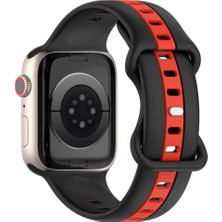 MobaxAksesuar Apple Watch 10 42mm - 38/40/41mm Kordon Line Ayarlanır Spor Kordon 2/3/4/5/6/se/7/8/9