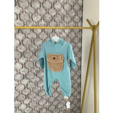 Nehir Peluş Cep ve Kulaklı Tulum