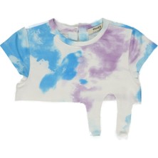 Panço Kız Çocuk Batik Desenli Crop