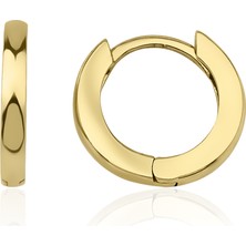 Fiyonk Kuyumculuk 14 Ayar Altın Mini Halka Küpe