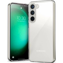 Fitcase Samsung Galaxy S23 Plus Kılıf Kamera Korumalı Silikon Şeffaf Kapak