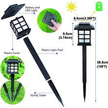 Comfoni Güneş Enerjili Solar 5W Çim Armatürü Gün Işığı Sarı LED 6 Lı Set