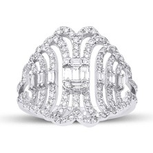 Mas Diamond 0,75 Karat Baget Yüzük