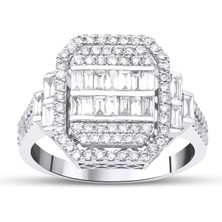 Mas Diamond Baget Sıralı Yüzük